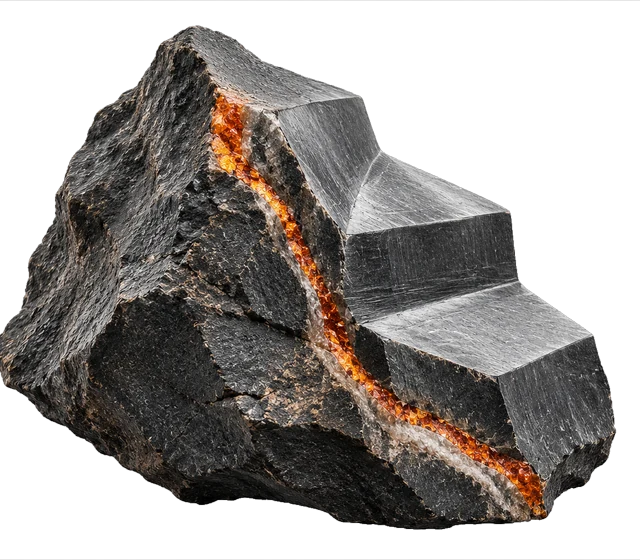 Piedra tallada en planos limpios